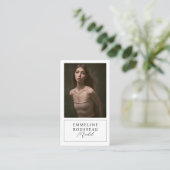 Modèle Carte de visite photo professionnel (Debout devant)