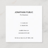 Modèle Carte de visite Professionnel Moderne Simpl (Dos)