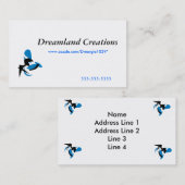 Modèle carte de visite rétro (Devant / Derrière)