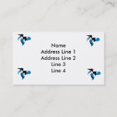 Modèle carte de visite rétro (Dos)