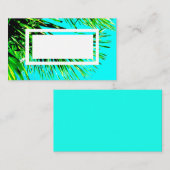 modèle carte de visite tropical (Devant / Derrière)