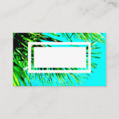 modèle carte de visite tropical (Devant)