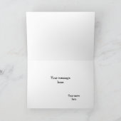 Modèle carte photo de Noël Père Noël (Intérieur)