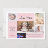 Modèle Carte photo faire-part de naissance (Devant)