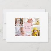 Modèle Carte photo faire-part de naissance (Dos)