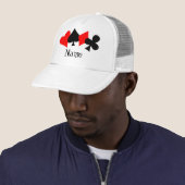 Modèle Casquette de poker (En situation)
