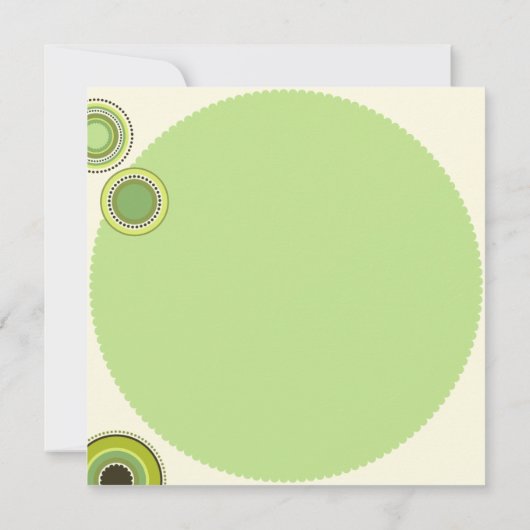 Modèle Cercles verts (Dos)