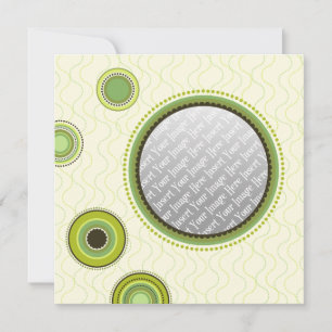 Modèle Cercles verts