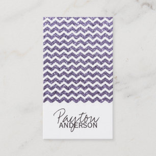 Modèle chic de carte de visite de Chevron de