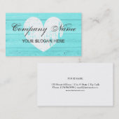 Modèle chic de carte de visite de pays rustique (Devant / Derrière)