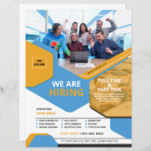 Modèle circulaire de vacance de poste (Devant / Derrière)