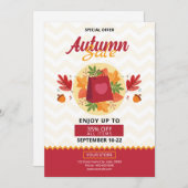 Modèle circulaire de vente automne/automne (Devant / Derrière)