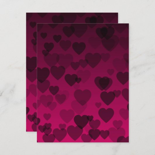 Modèle Cœurs 18 (Devant / Derrière)