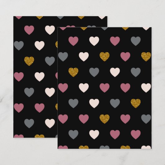 Modèle Cœurs 30 (Devant / Derrière)