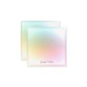 Modèle coloré manuscrit Texte moderne (Devant/Arrière en situation)