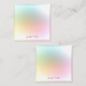 Modèle coloré manuscrit Texte moderne (Devant / Derrière)