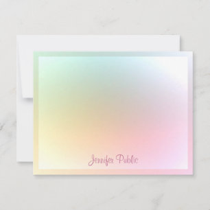 Modèle coloré tendance Calligraphes Texte de scrip