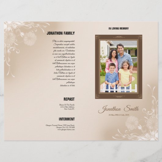 Modèle commémoratif (Devant)