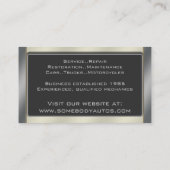 Modèle commercial 20 de carte de visite (Dos)