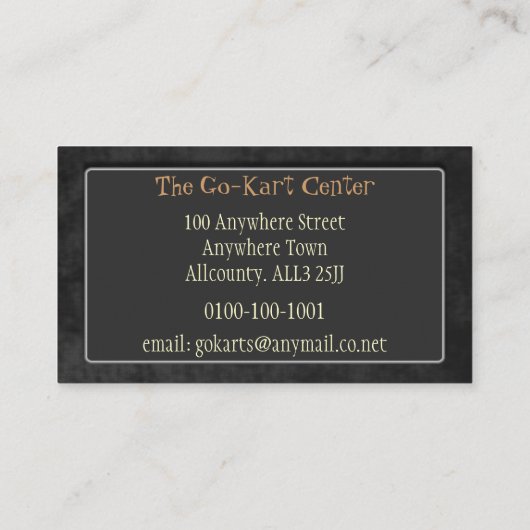 Modèle commercial 6 de carte de visite (Dos)