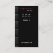 Modèle concret urbain de carte de visite (Dos)