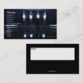 Modèle condensé de carte de visite d'énergie (Devant / Derrière)