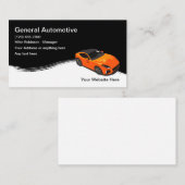 Modèle Cool de conception Carte de visite automobi (Devant / Derrière)