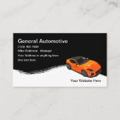 Modèle Cool de conception Carte de visite automobi (Devant)