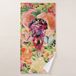 Modèle crâne floral