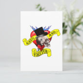 Modèle crâne romatique et tatouage cardiaque (Debout devant)