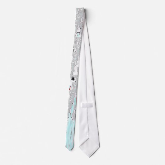 Modèle cravate à image plate (Dos)