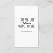 Modèle d'acteur Wilshire | Carte d'appel professio (Dos)