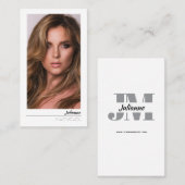 Modèle d'acteur Wilshire | Carte d'appel professio (Devant / Derrière)