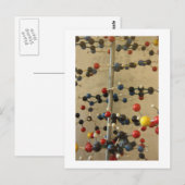 Modèle d'ADN sur carte postale (Devant / Derrière)
