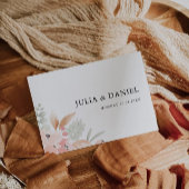 Modèle d'adresse du Mariage fleur sauvage