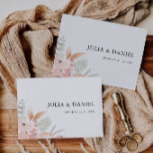 Modèle d'adresse du Mariage fleur sauvage