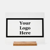 Modèle d'affaires Black Border Votre logo ici (Recto)