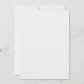 Modèle d'Affiche de bienvenue blanc minimaliste (Dos)