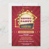 Modèle d'affiche de soirée musicale rétro (Devant)