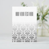 Modèle Damas noir et blanc (Debout devant)