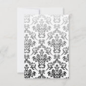 Modèle Damas noir et blanc (Dos)