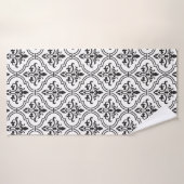 Modèle damassé vintage sans couture. (Serviette de bain)