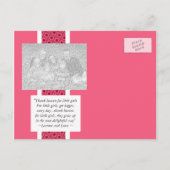 Modèle d'annonce de photo de bébé fille (Dos)