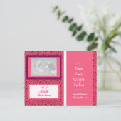 Modèle d'annonce de photo de bébé fille (Debout devant)