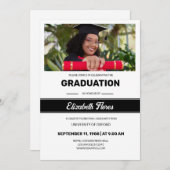 Modèle d'annonce de remise de diplômes (Devant / Derrière)