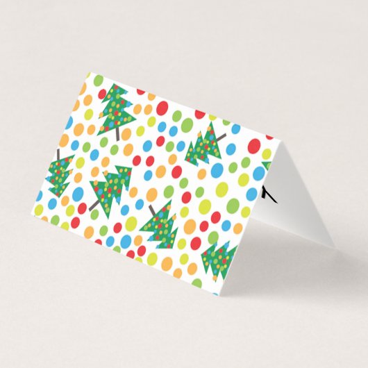 modèle d'arbres de Noël (Back)