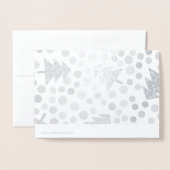 modèle d'arbres de Noël (Derrière avec enveloppe)