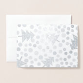 modèle d'arbres de Noël (Devant avec enveloppe)