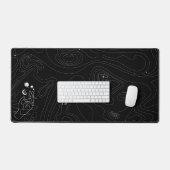 Modèle d'art de ligne spatiale (Clavier et souris)