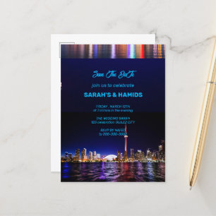Modèle d'avis de date à Toronto, Carte postale de